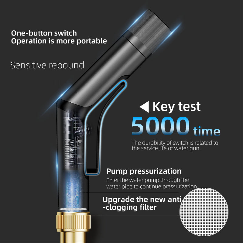 High-Pressure Water Gun Household Car Wash Spray Gun Watering Pipe Car Wash Gun