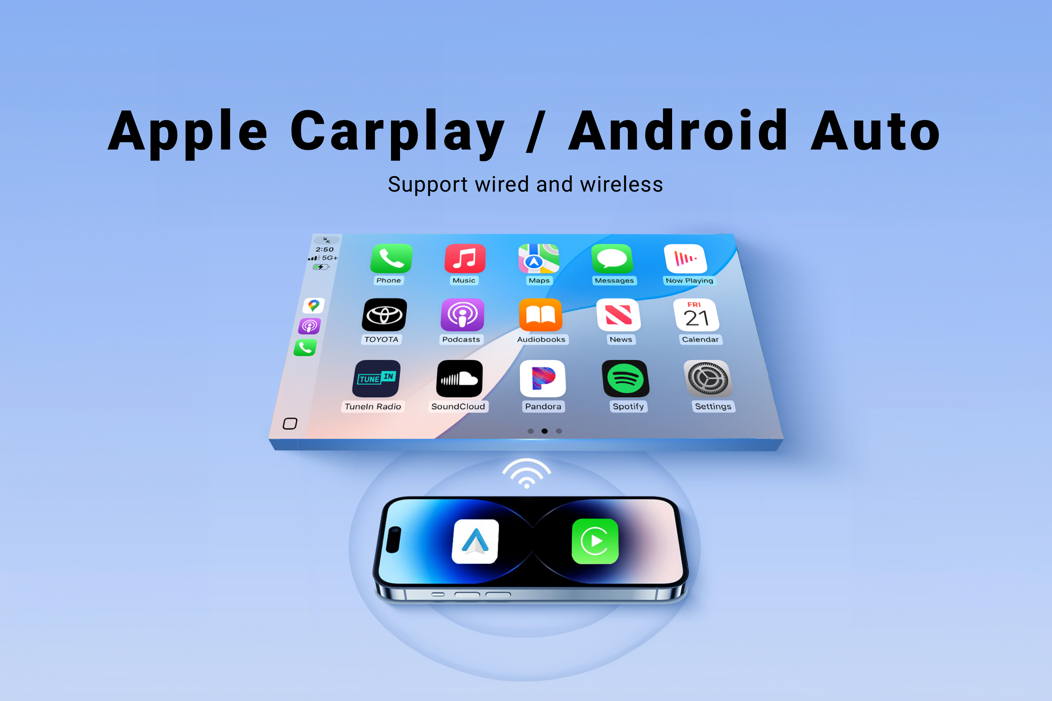 Android 12 9inch & 10inch Universal Android player Car Radio