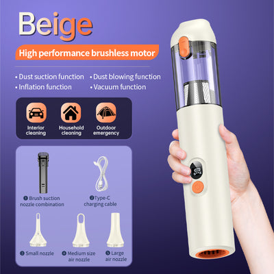 4-in-Multi-functional Vaccumulate Cleaner-Beige