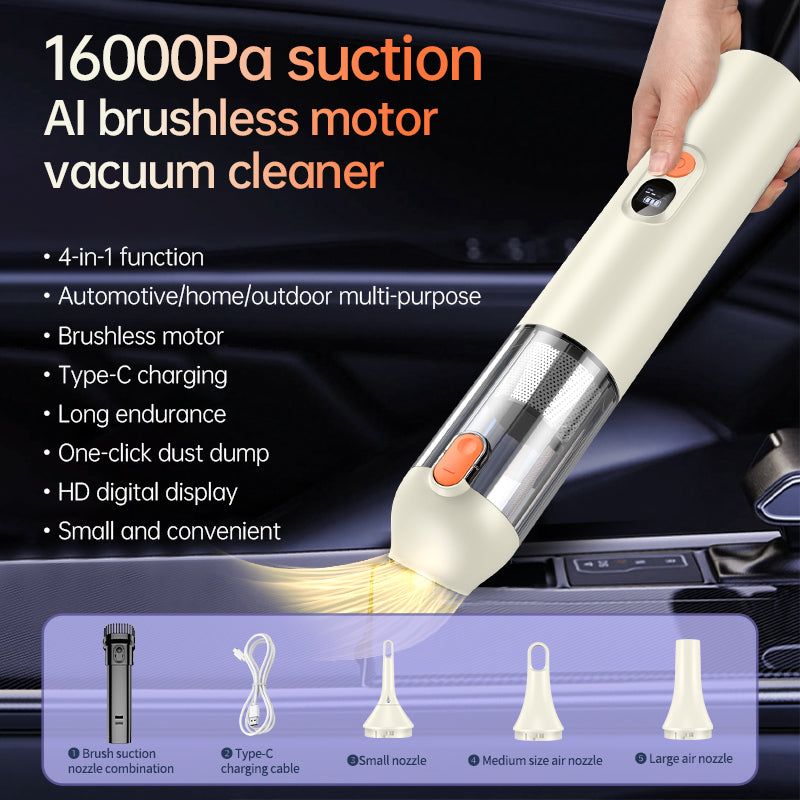 4-in-Multi-functional Vaccumulate Cleaner-Beige