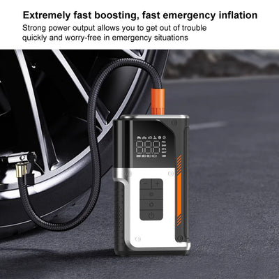 4-in-1 Car Jump Starter with Tire Inflator