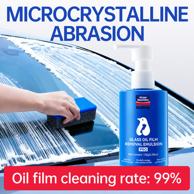 Glass Oil Film & Hard Water Spot Remover – 4.58 oz (130 g)