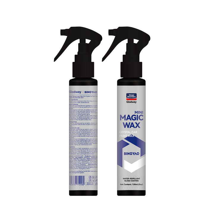 Mini Car Spray Wax – Quick Gloss & Water-Beading Protectant, 5 fl oz