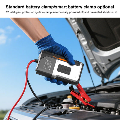 4-in-1 Car Jump Starter with Tire Inflator