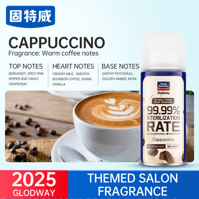 Cappuccino Car Fragrance Mist – Warm Coffee & Vanilla Scent, 5.07 fl oz