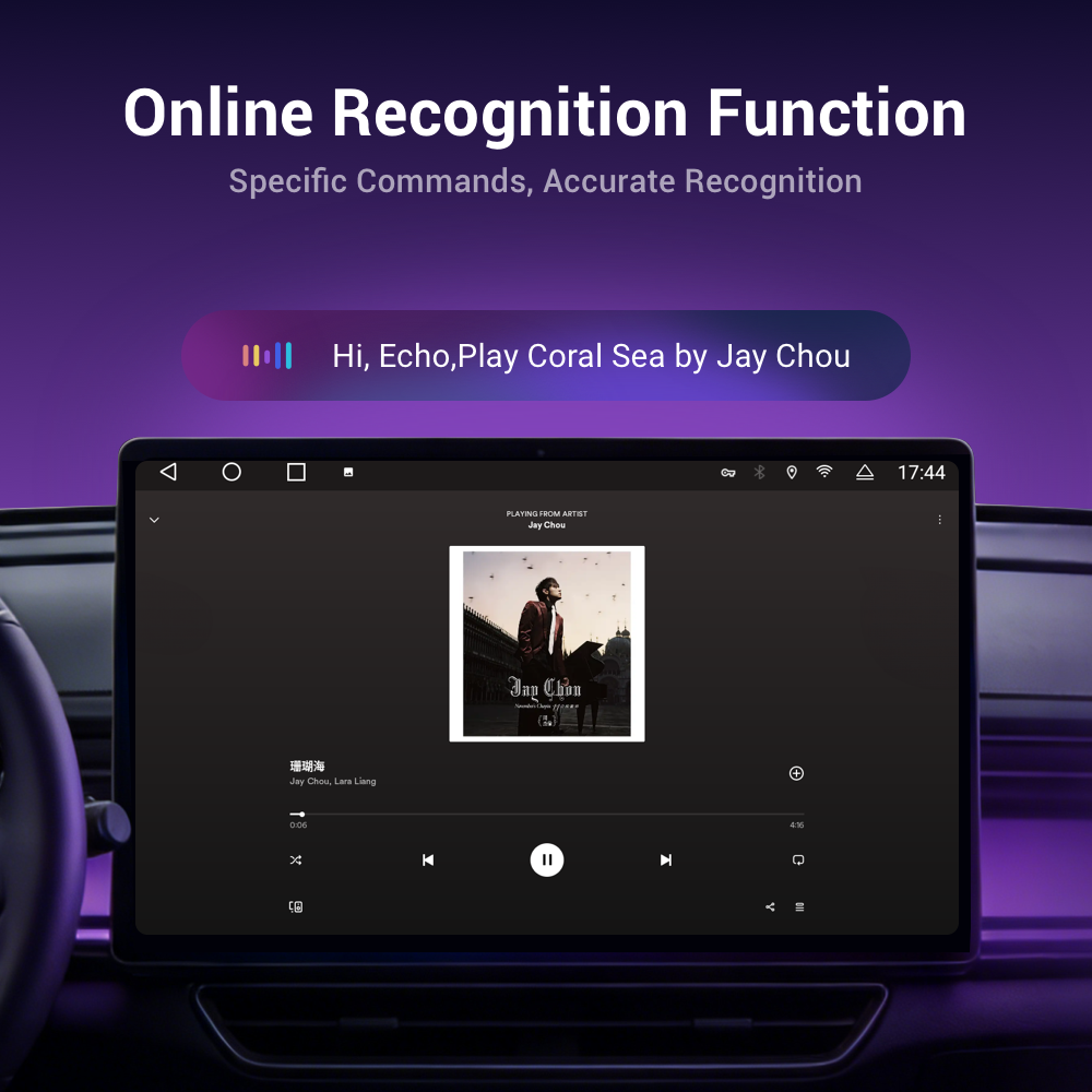 Car Voice Assistant —Golosovoy,Offline Wake-Up Bluetooth Call Control Online Navigation & App Voice Control for Car Head Units
