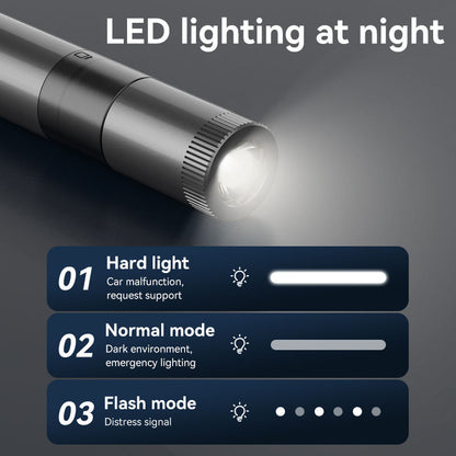 4in1 Emergency Safety Hammer Car Window Breaker Seatbelt Cutter Knife Flashlight Whistle Car Escape Tool for Emergency