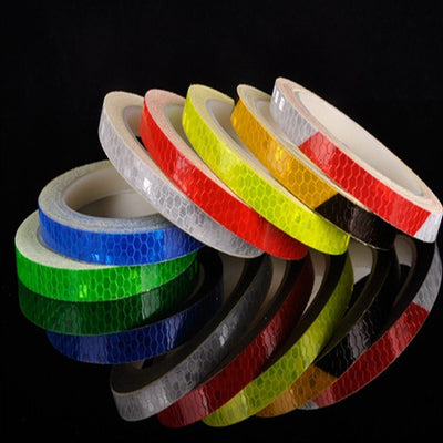 Car and motorcycle bicycle reflective stickers mountain bike luminous stickers dead fly bicycle wheel body sticker