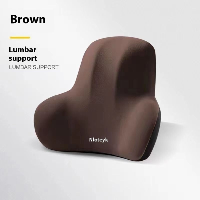 Four Seasons Universal Car Memory Foam Waist Cushion Back Cushion Headrest Cervical Spine Neck Pillow Car Pillow Seat Headrest